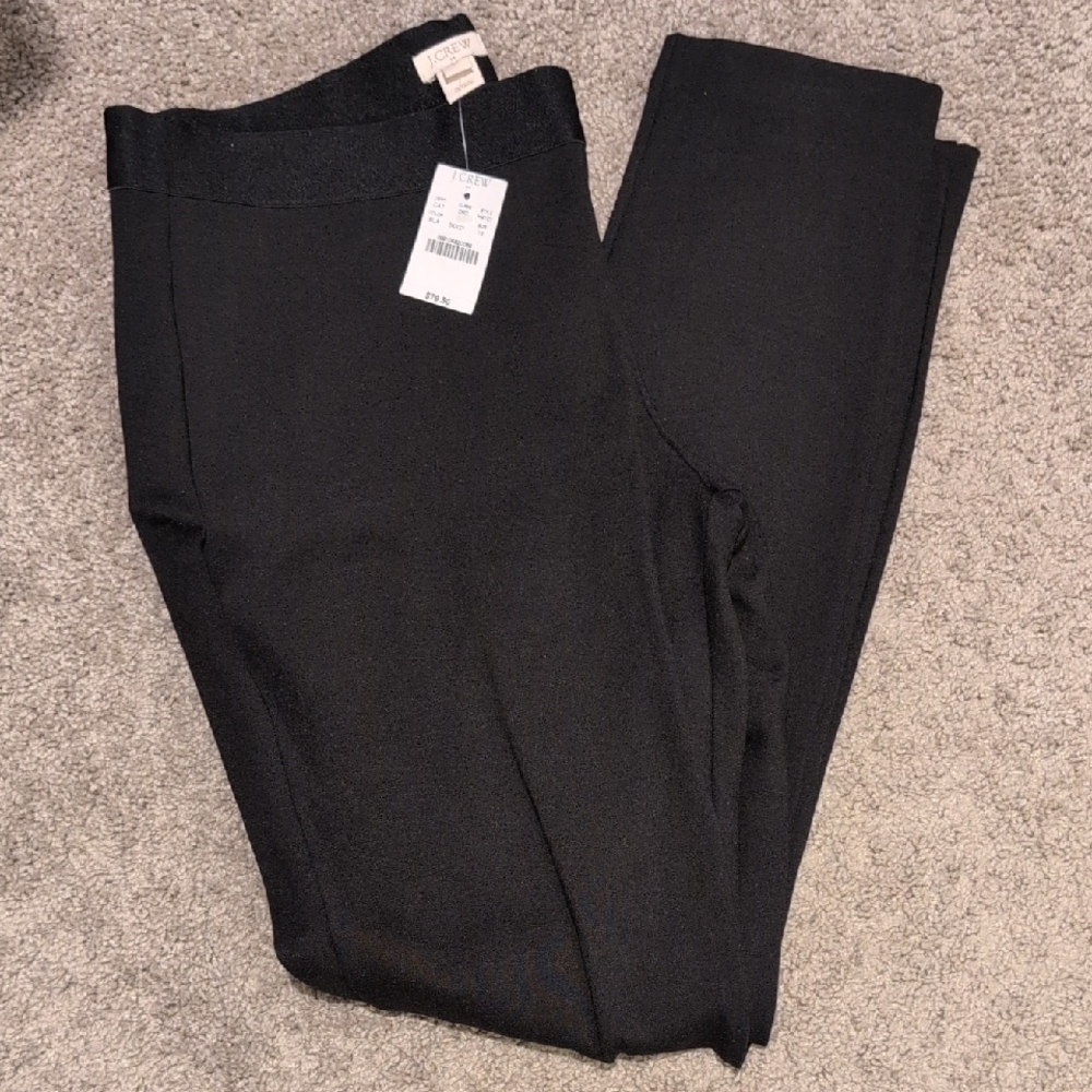 Nwt Gigi pant with side-zip closure in ponte